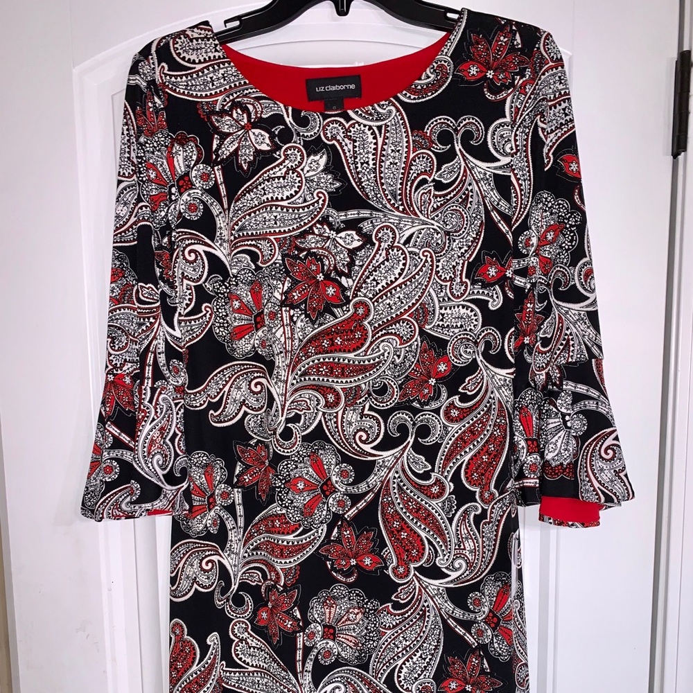 Liz Claiborne paisley dress